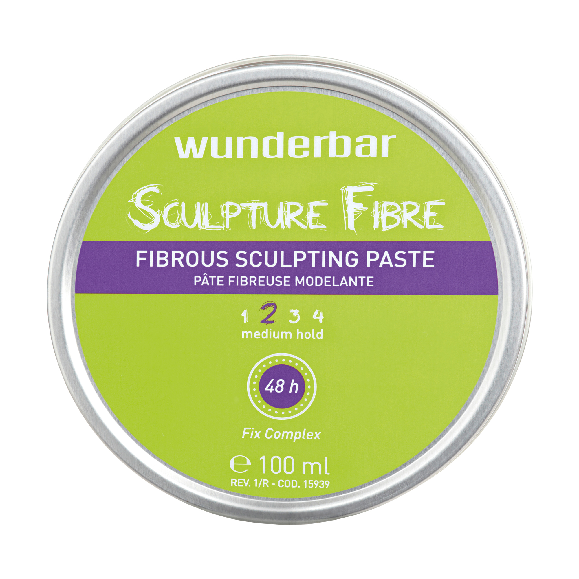 Моделювальна паста для волосся Wunderbar Sculpture Fibre Fibrous Sculpting Paste середньої фіксації, 100 мл